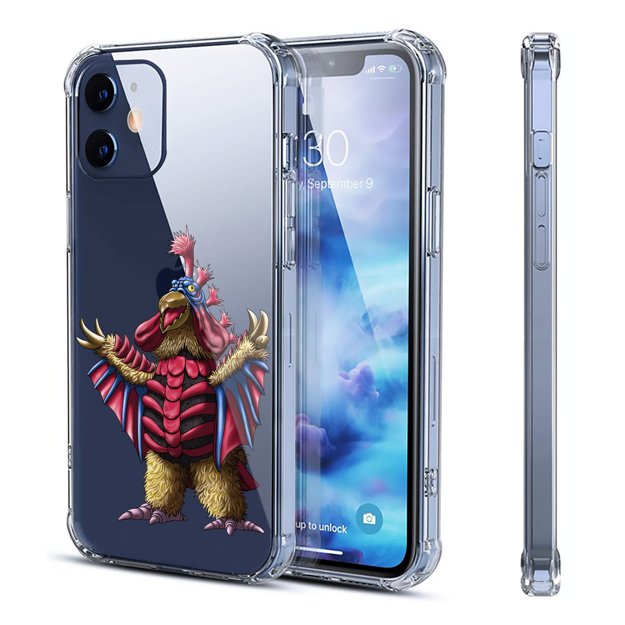 （画像用） ウルトラマン Ultraman 【iPhone 12シリーズ対応】透明スマホケース（クリアソフトケース）